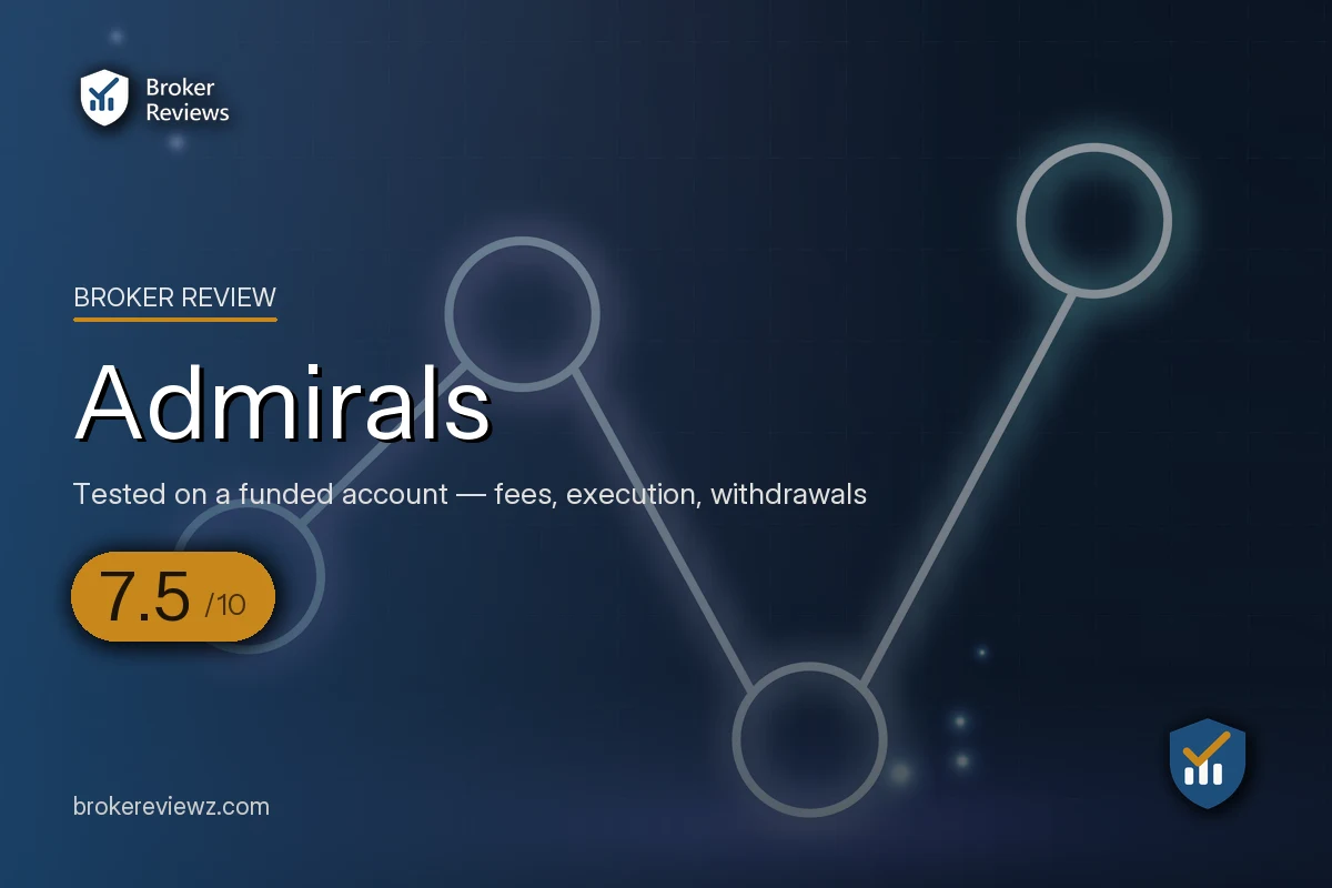 Admirals broker review by Broker Reviews, rated 7.5 out of 10