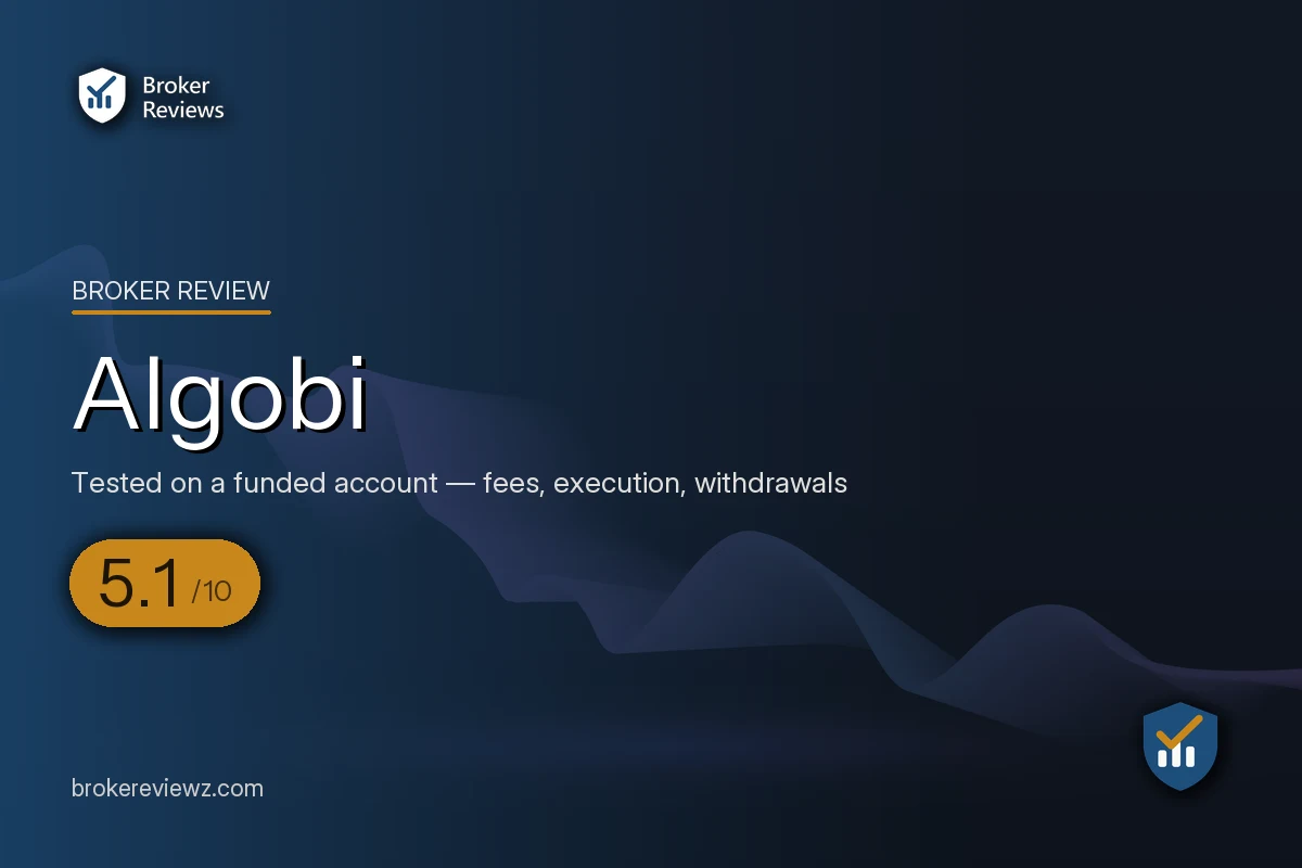Algobi broker review by Broker Reviews, rated 5.1 out of 10
