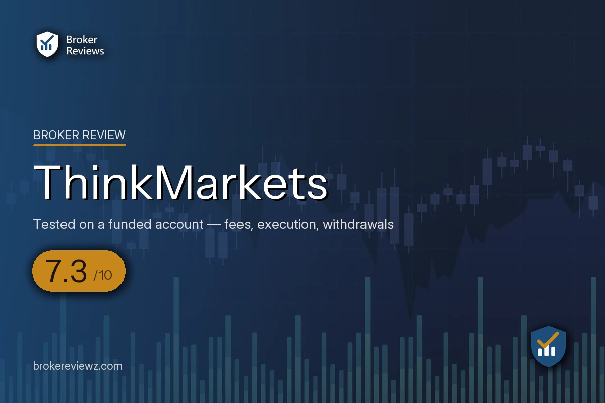 ThinkMarkets broker review by Broker Reviews, rated 7.3 out of 10