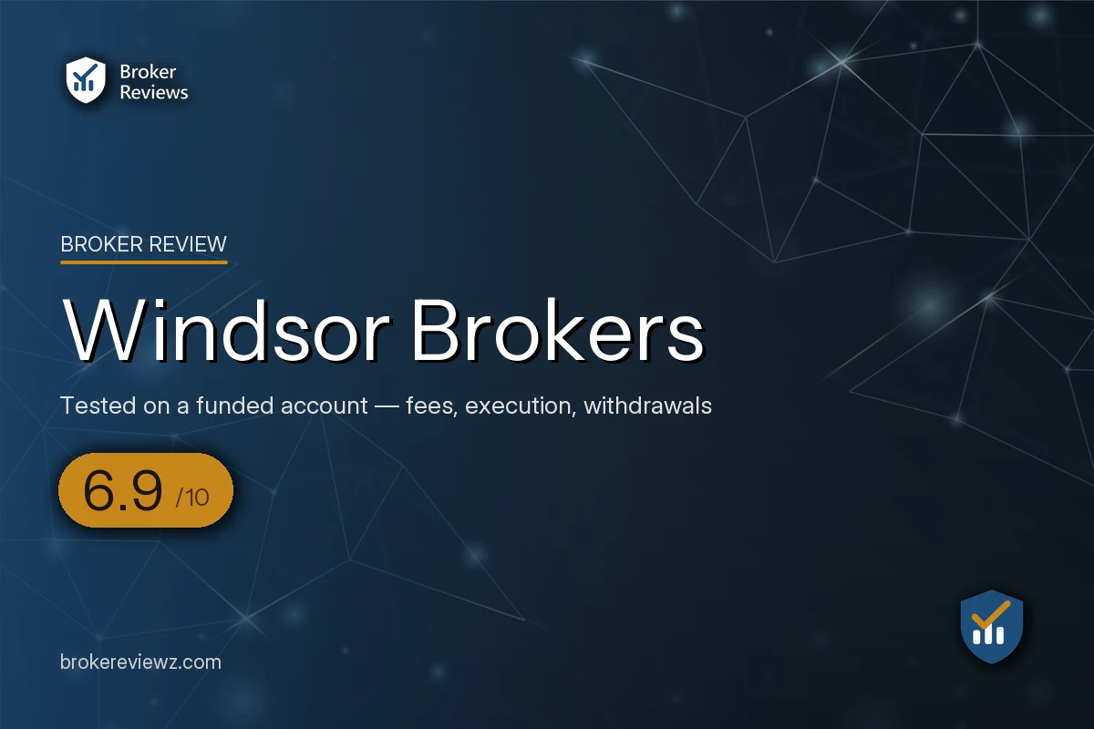 Windsor Brokers broker review by Broker Reviews, rated 6.9 out of 10