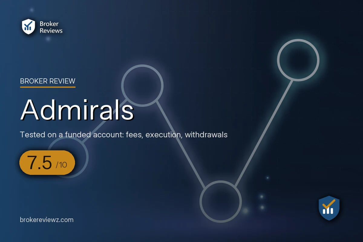 Admirals broker review by Broker Reviews, rated 7.5 out of 10