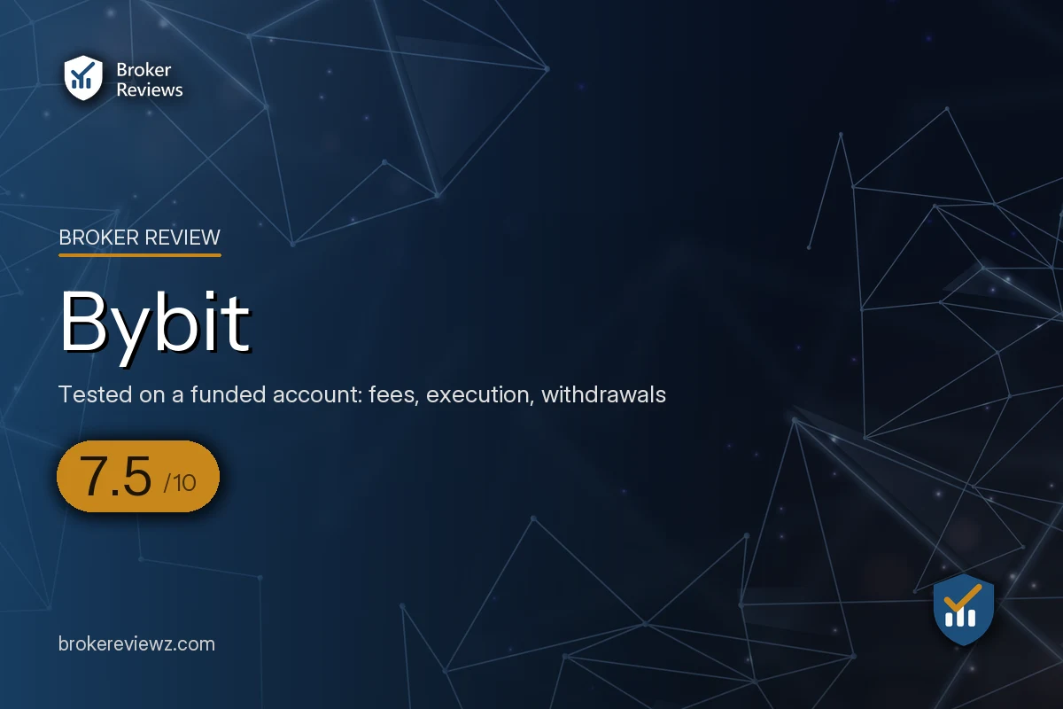 Bybit broker review by Broker Reviews, rated 7.5 out of 10