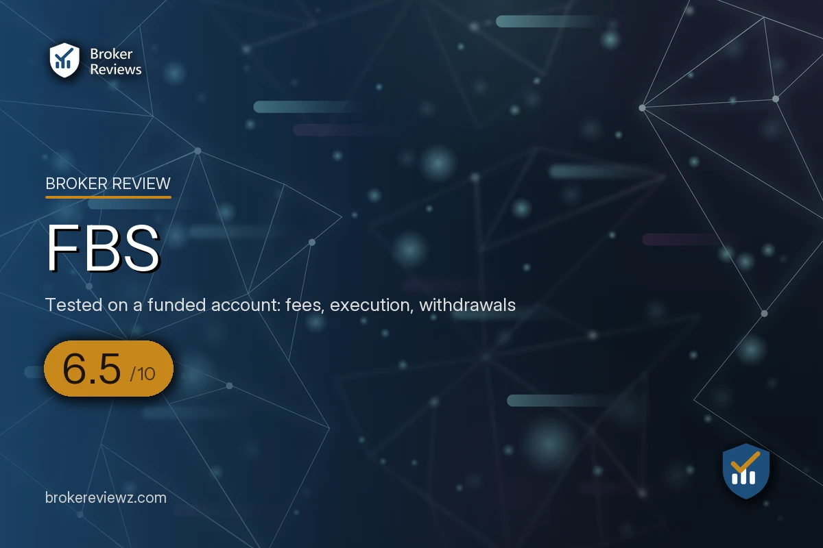 FBS broker review by Broker Reviews, rated 6.5 out of 10