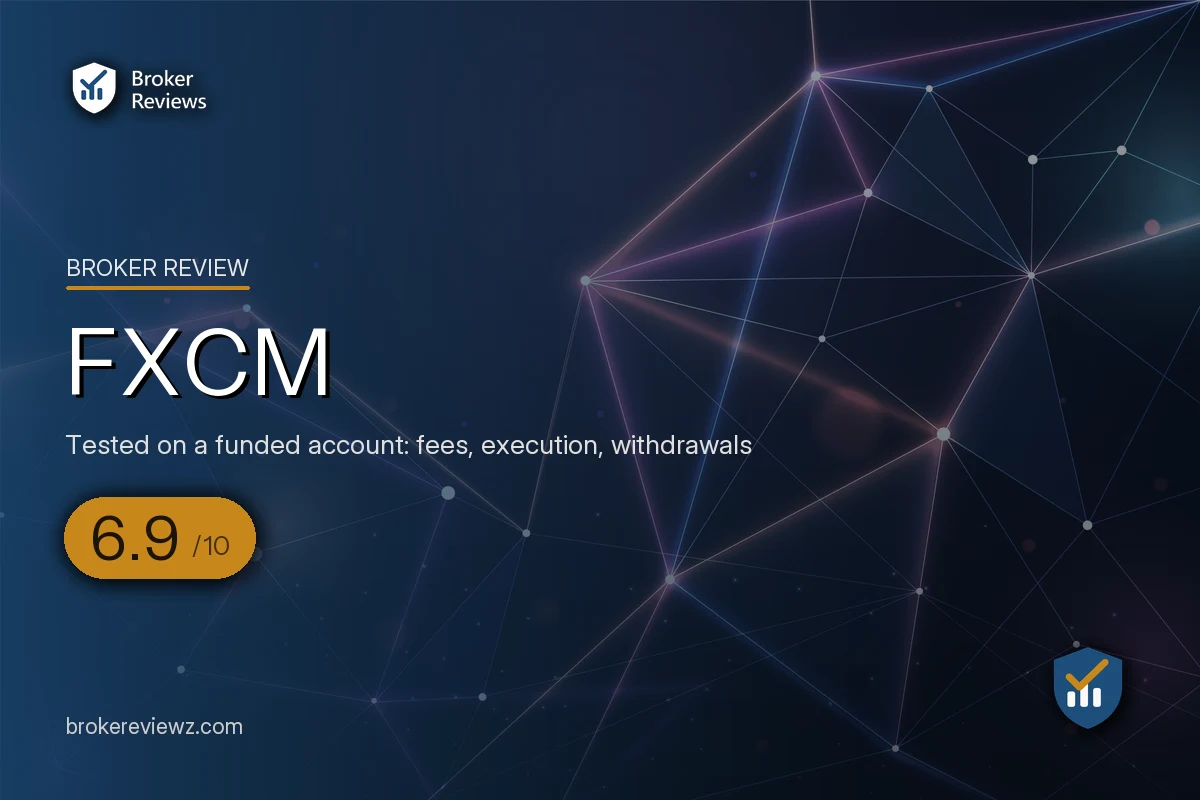 FXCM broker review by Broker Reviews, rated 6.9 out of 10