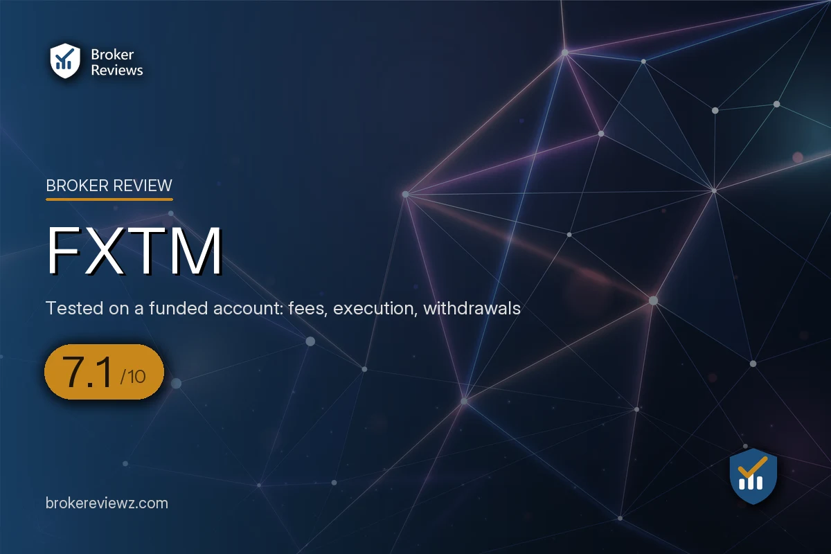 FXTM broker review by Broker Reviews, rated 7.1 out of 10