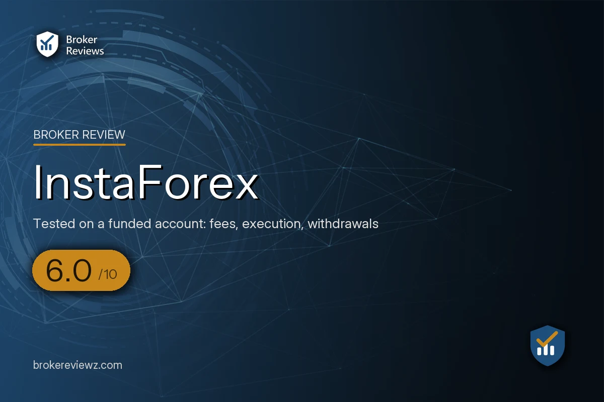 InstaForex broker review by Broker Reviews, rated 6.0 out of 10