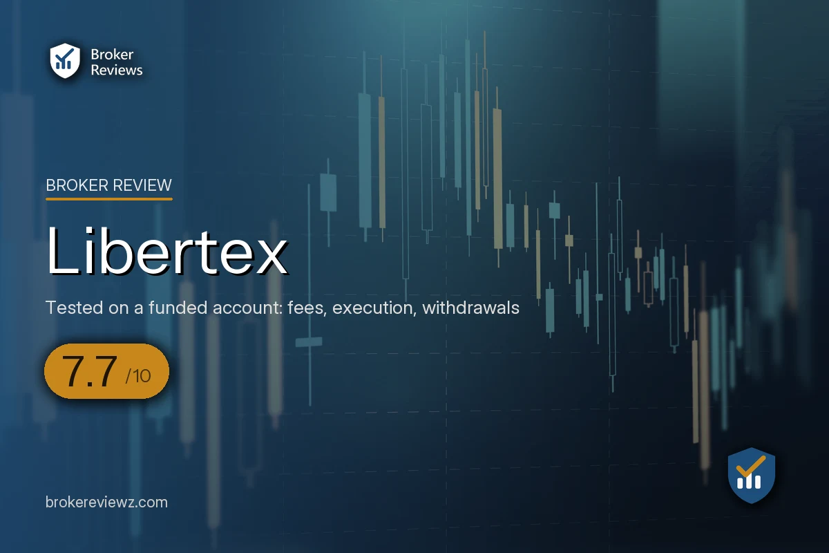 Libertex broker review by Broker Reviews, rated 7.7 out of 10