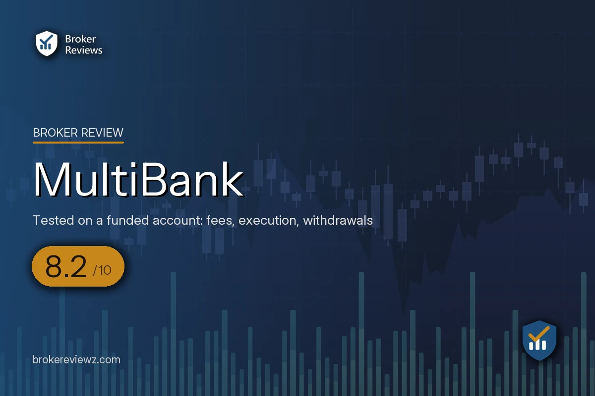 MultiBank broker review by Broker Reviews, rated 8.2 out of 10