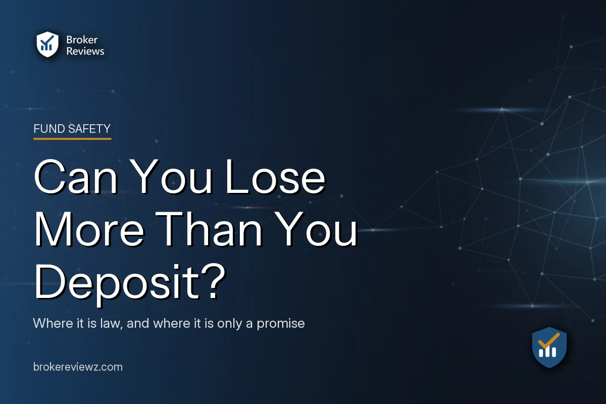 Can You Lose More Than You Deposit? Fund Safety by Broker Reviews