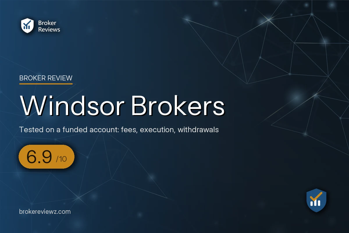 Windsor Brokers broker review by Broker Reviews, rated 6.9 out of 10